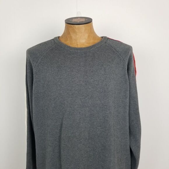 Vintage Tommy Jeans Gray Crewneck Sweater XL - Picture 2 of 8
